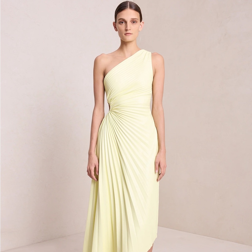A.L.C Delfina Dress in Canary